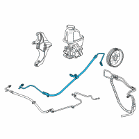 OEM 2013 Chevrolet Captiva Sport Hose, P/S Gear Inlet Diagram - 22756515