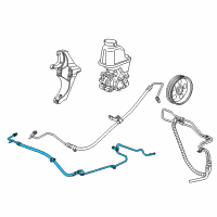 OEM 2012 Chevrolet Captiva Sport Lower Return Line Diagram - 20766663