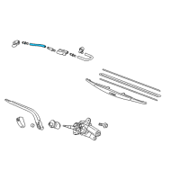 OEM Honda Fit Tube J, RR. Washer (Denso) Diagram - 76825-SH0-A02