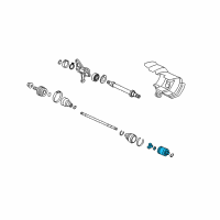 OEM Honda Odyssey Joint, Inboard Diagram - 44310-SHJ-C11