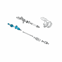 OEM 2005 Honda Odyssey JOINT SET, OUTBOARD Diagram - 44014-SHJ-A03