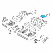 OEM 2019 Ford F-350 Super Duty Seat Back Heater Diagram - FL3Z-14D696-G