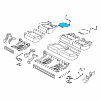 OEM 2020 Ford F-150 Seat Cushion Heater Diagram - FL3Z-14D696-F