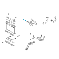 OEM 2012 Lexus IS F Hose, Reserve Tank Outlet Diagram - 16566-38030