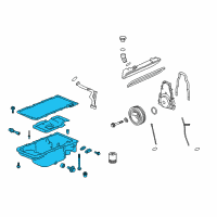 OEM 2012 Chevrolet Caprice Oil Pan Diagram - 12640748