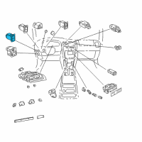 OEM 1997 Toyota 4Runner Lock Switch Diagram - 84535-35020