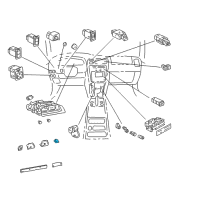 OEM 1997 Toyota 4Runner Gauge Sub-Assy, Fuel Receiver Diagram - 83882-35130