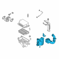 OEM 2013 Kia Rio Duct-Air "B" Diagram - 282111W150