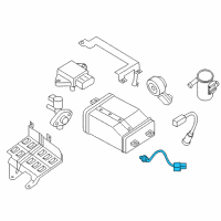 OEM Nissan Sentra Air And Fuel Ratio Sensor Assembly Diagram - 22693-1AA0B