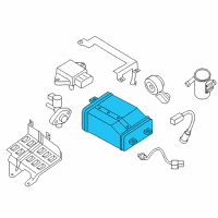 OEM Nissan Sentra CANISTER Assembly E Diagram - 14950-ZT60A