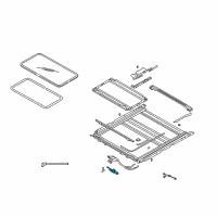 OEM Kia Sedona Motor Assembly-Sunroof Diagram - 0K30C69870