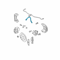 OEM 2003 Buick Park Avenue HOSE ASM, RR BRK Diagram - 19366759