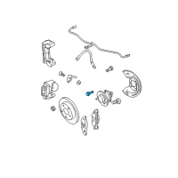 OEM Buick LeSabre Hub & Bearing Bolt Diagram - 25610656