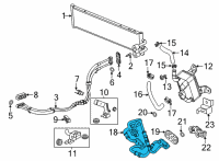 OEM Cadillac CT4 Rear Pipe Diagram - 84624735