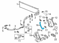 OEM Cadillac CT4 Inlet Hose Diagram - 24291374