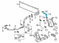 OEM Cadillac Outlet Hose Diagram - 24291372