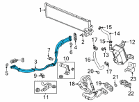 OEM Cadillac CT5 Hose & Tube Assembly Diagram - 84011964