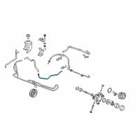 OEM 2011 Honda CR-V Pipe, Power Steering Diagram - 53730-SWA-A00