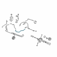 OEM 2008 Honda CR-V Pipe, Power Steering Diagram - 53730-SWA-A00