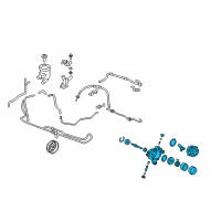 OEM Honda CR-V Pump Sub-Assembly, Power Steering Diagram - 56110-RTA-013