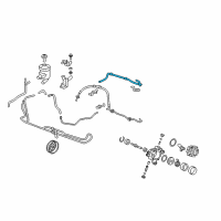 OEM 2008 Honda CR-V Hose, Power Steering Return Diagram - 53732-SWA-A02