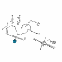 OEM 2004 Acura RSX Pulley, Power Steering Pump Diagram - 56483-RNA-003