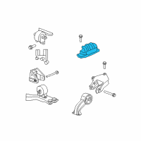 OEM 2011 Chrysler 200 INSULATORPKG-Engine Mount Diagram - 68171485AA