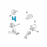 OEM Chrysler 200 Bracket-Transmission Mount Diagram - 5090605AA