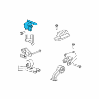OEM Chrysler 200 INSULATOR-Transmission Mount Diagram - 68089715AA
