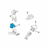 OEM 2013 Dodge Journey Bracket-Engine Mount Diagram - 5090606AA