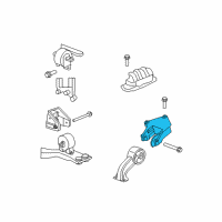 OEM 2013 Chrysler 200 Bracket-Engine Mount Diagram - 5090607AB