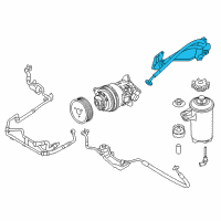OEM BMW X5 1St Part Adaptive Drive Expansion Hose Diagram - 32-41-6-864-118