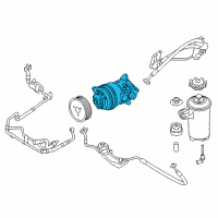 OEM 2011 BMW X6 Tandem Pump Diagram - 32-41-6-788-960