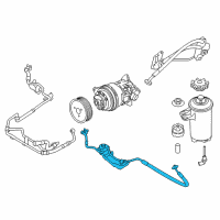 OEM 2014 BMW X5 2Nd Part Adaptive Drive Expansion Hose Diagram - 32-41-6-859-330