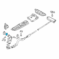 OEM Jeep Gasket-Turbo Exhaust Outlet Diagram - 57008417AA