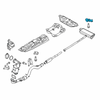 OEM 2015 Jeep Renegade Bracket-Exhaust Diagram - 68246912AA