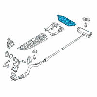 OEM 2022 Jeep Renegade Shield-Exhaust Diagram - 68349820AA