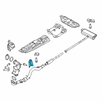 OEM Jeep Renegade Catalytic Converter Diagram - 68458583AA