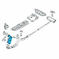 OEM Jeep Renegade Catalytic Converter Diagram - 68439720AA