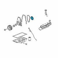 OEM Cadillac Camshaft Gear Diagram - 12586481