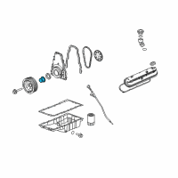 OEM 2002 Chevrolet Camaro Timing Gear Set Diagram - 12556582