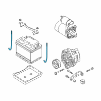 OEM Kia Rio Bolt-Clamp Diagram - 0K30A56985A