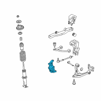 OEM Saturn Steering Knuckle Diagram - 15262567