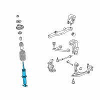 OEM 2006 Pontiac Solstice Shock Diagram - 19133550