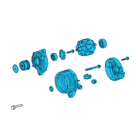 OEM Scion iM Alternator Diagram - 27060-37150