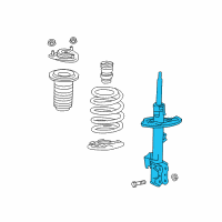 OEM 2018 Lexus RX350 ABSORBER Set, Shock Diagram - 48520-8Z122