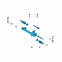 OEM 2011 Lexus HS250h Steering Gear Assembly Diagram - 45510-75030