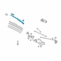 OEM 2011 Honda Civic Arm, Windshield Wiper (Driver Side) Diagram - 76600-SNA-A11