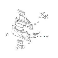 OEM 2004 Oldsmobile Alero Switch Asm-Door Lock Diagram - 22645603