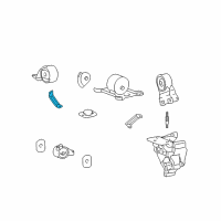 OEM 2005 Hyundai XG350 Stay-Engine Diagram - 21817-38000